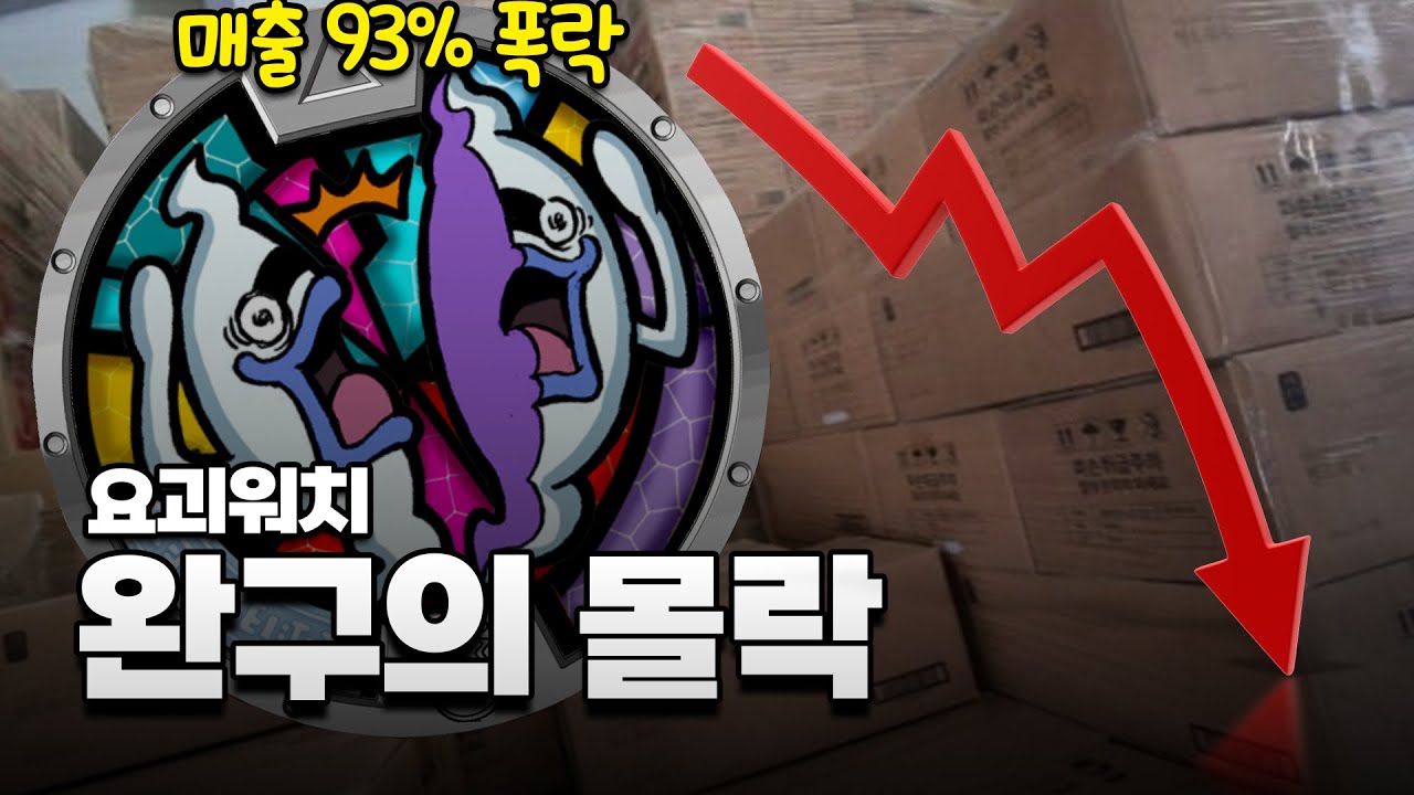 매출 20배 하락..요괴워치가 망한 이유 (완구편)