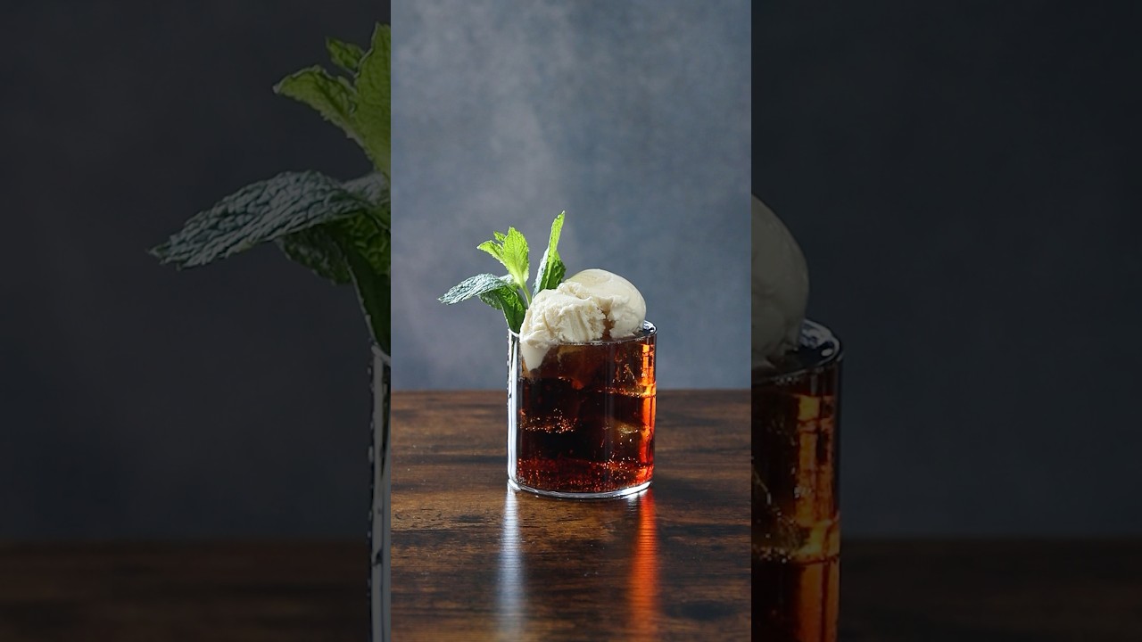 Boozy Root Beer Float #drink #icecream #rootbeer #cocktail #youtube