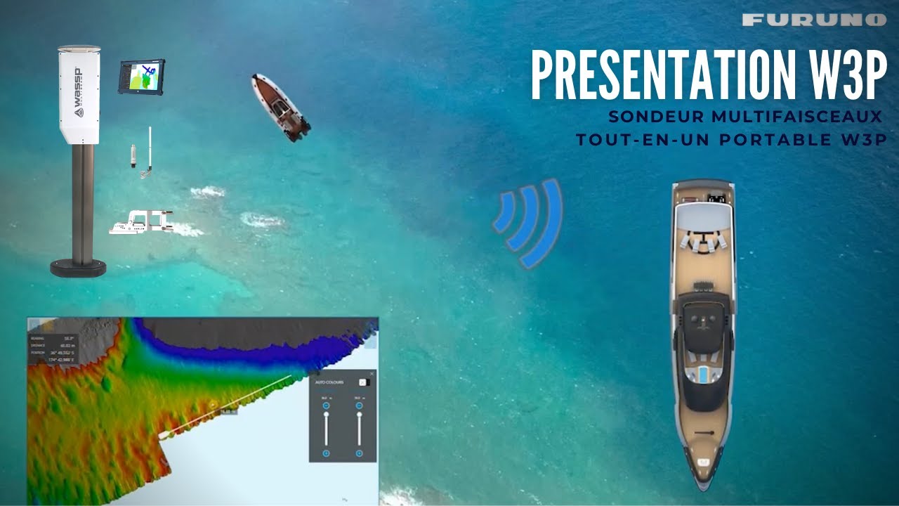 Présentation du sondeur multifaisceaux portable tout-en-un W3P WASSP