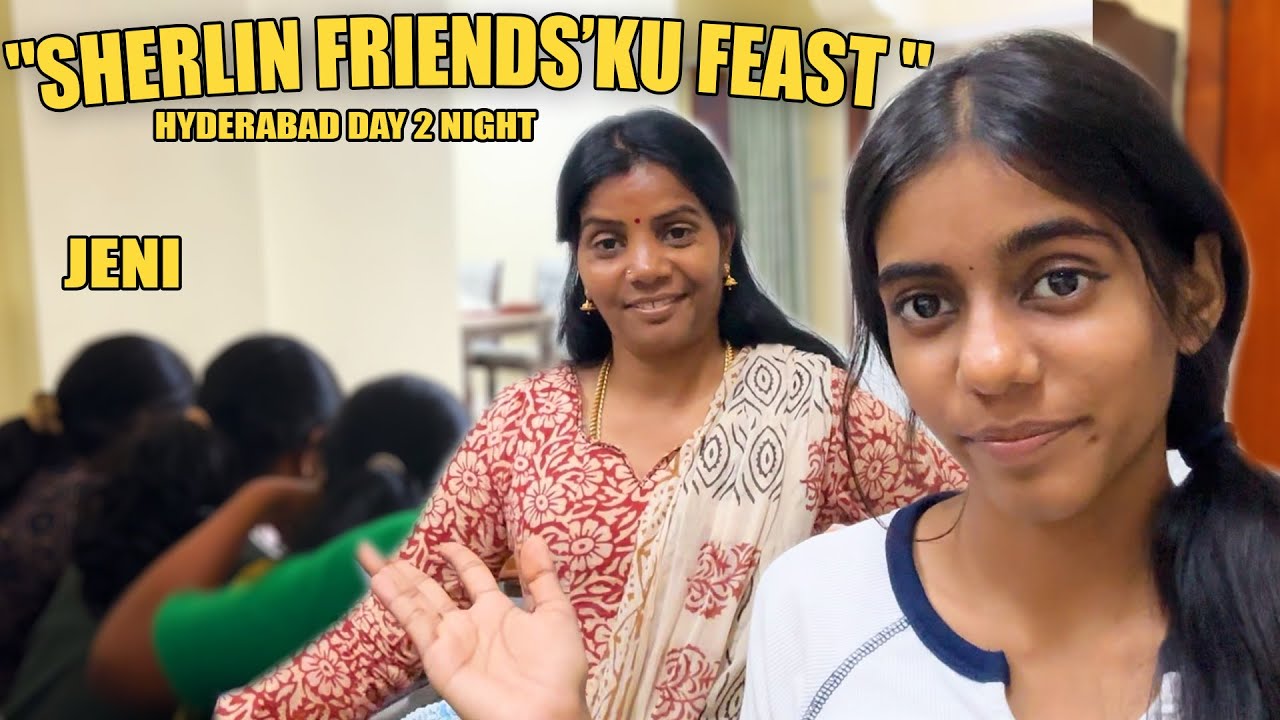 ஷெர்லின் பிரெண்ட்ஸ்களுக்கு தடபுட விருந்து //NIGHT DINNER WITH SHERLIN FRIENDS /Jeni