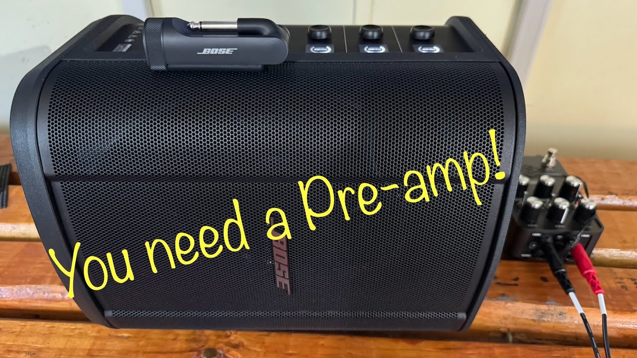 Bose S1 pro+ wireless transmitter Acoustic Guitar setup must do's 