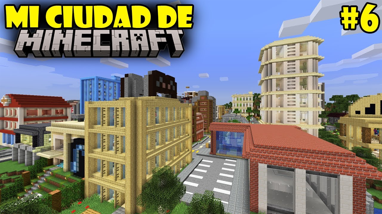 Mi CIUDAD de MINECRAFT #6 - ¡NUEVO METRO 🚇 y Oficinas 🏬!