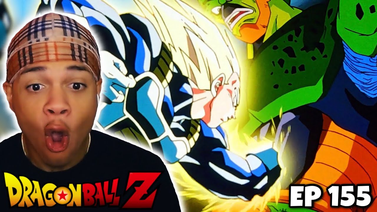 SUPER VEGETA VS SEMI PERFECT CELL!! | Dragon Ball Z Episode 155 REACTION!