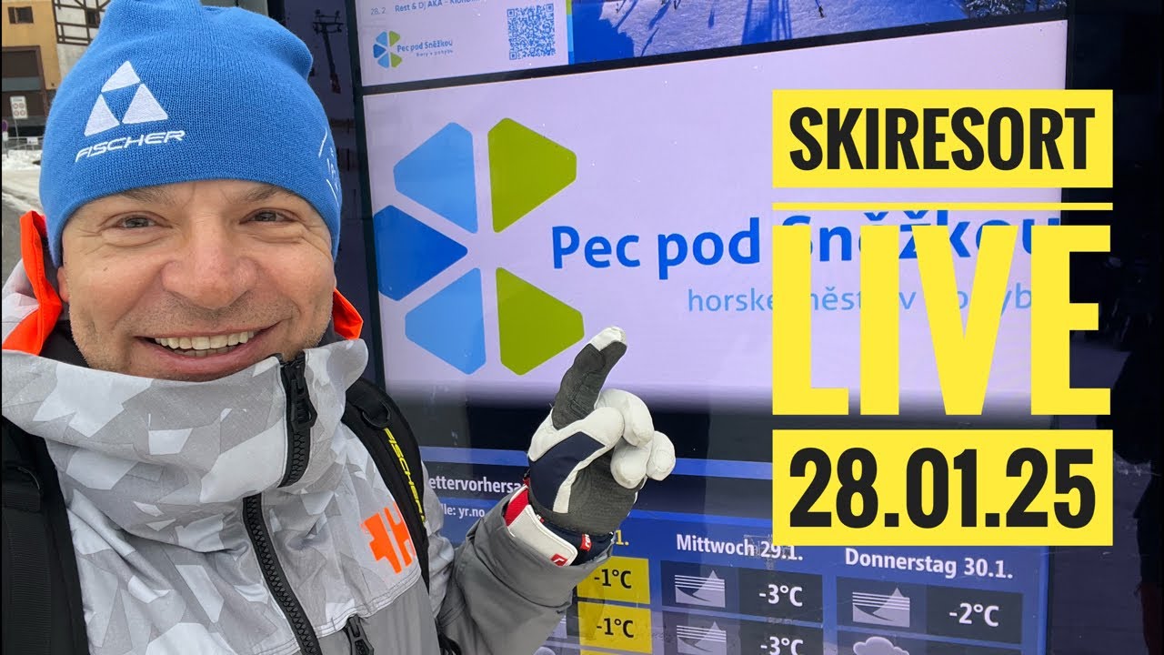 🇨🇿 SkiResort Černá hora - Pec LIVE
