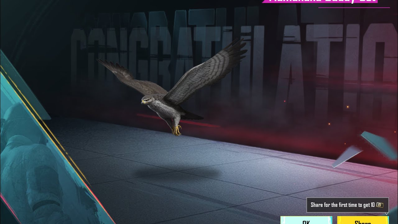 PUBG FALCON buddy skin spin#pubgilover #bgmi #pubgmobile #pubg 