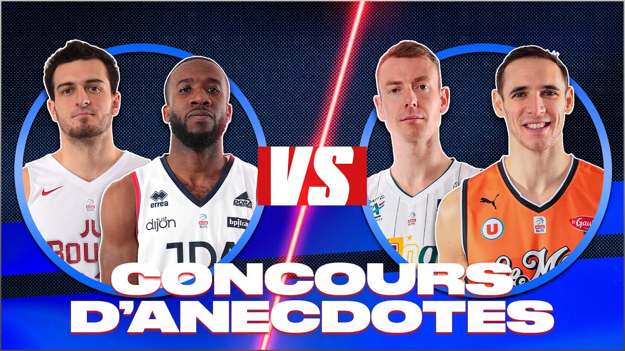 CONCOURS D'ANECDOTES (Axel Julien & David Holston vs Nicolas Lang & Terry Tarpey) | LNB Officiel