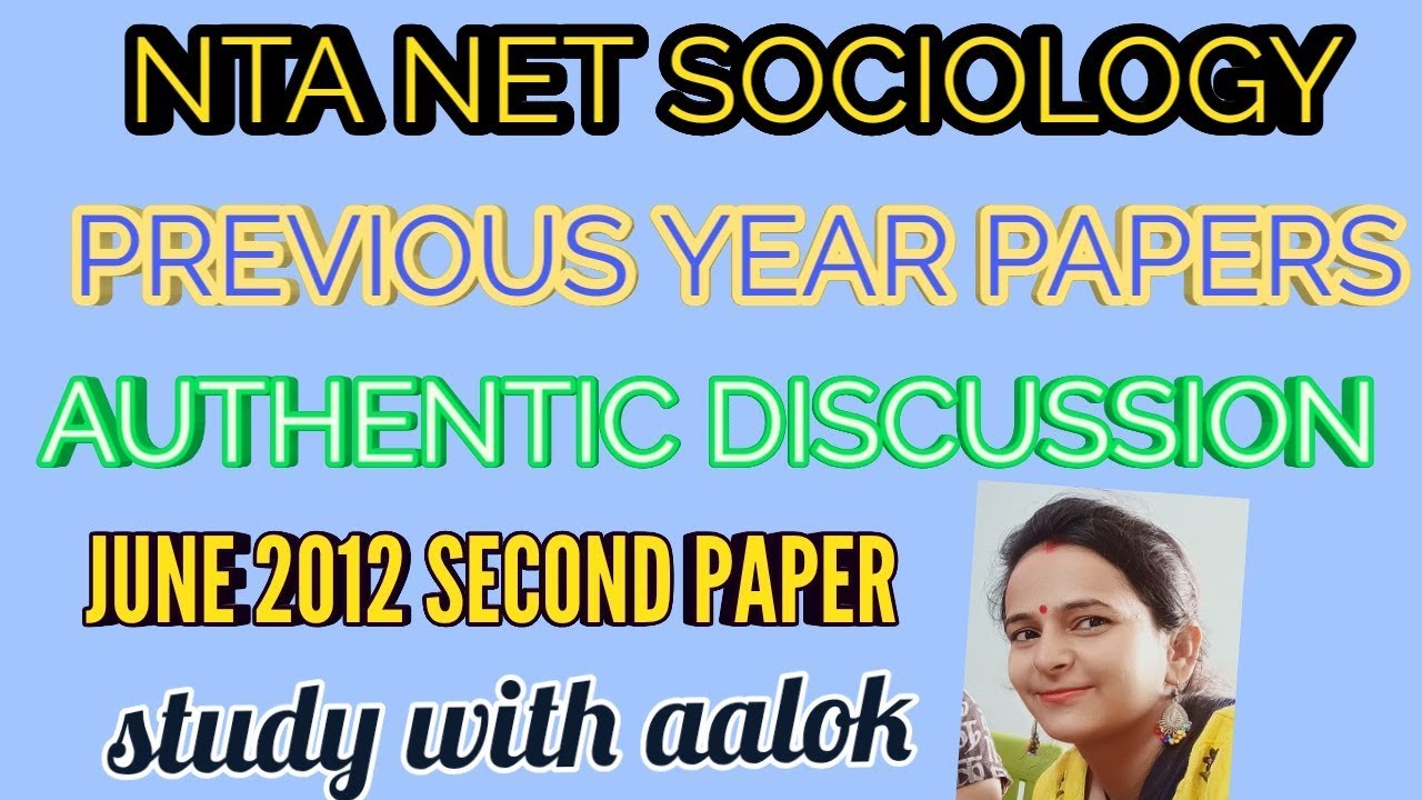 Sociology Previous Year Papers June 2012 Second Paper