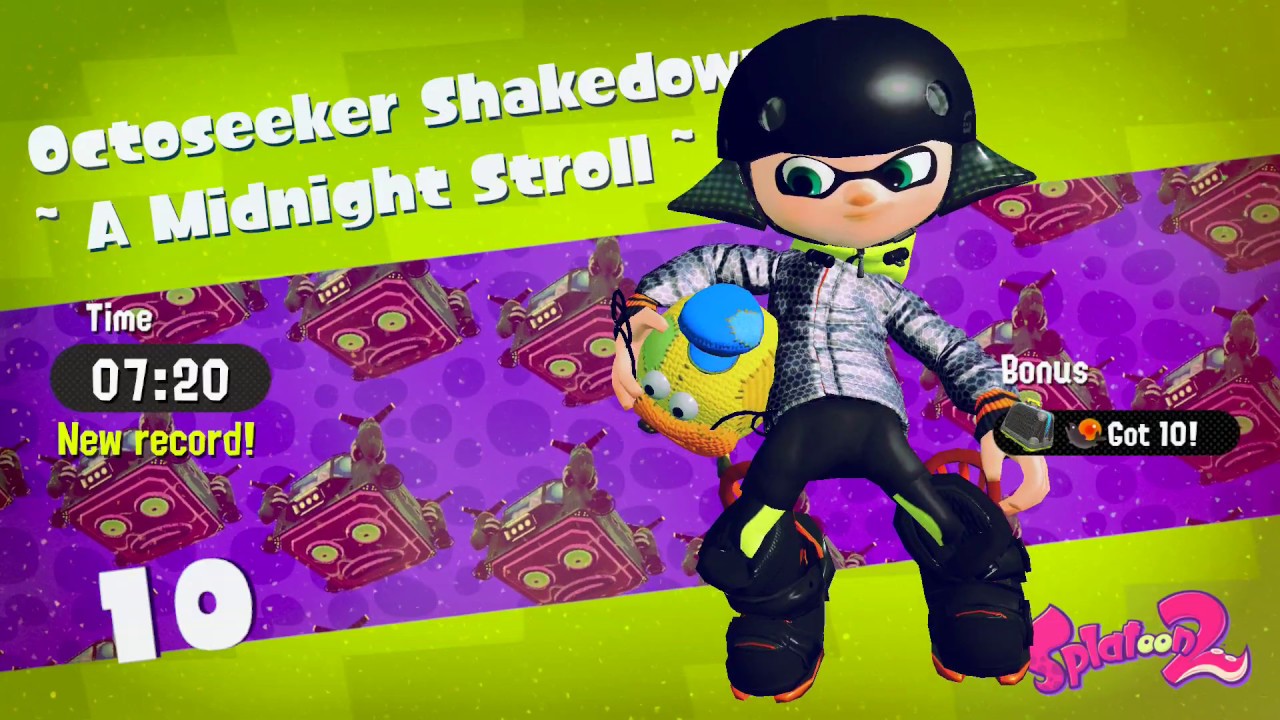 Splatoon 2 Story - Octoseeker Shakedown - Midnight Stroll (Scroll and Sardinium)