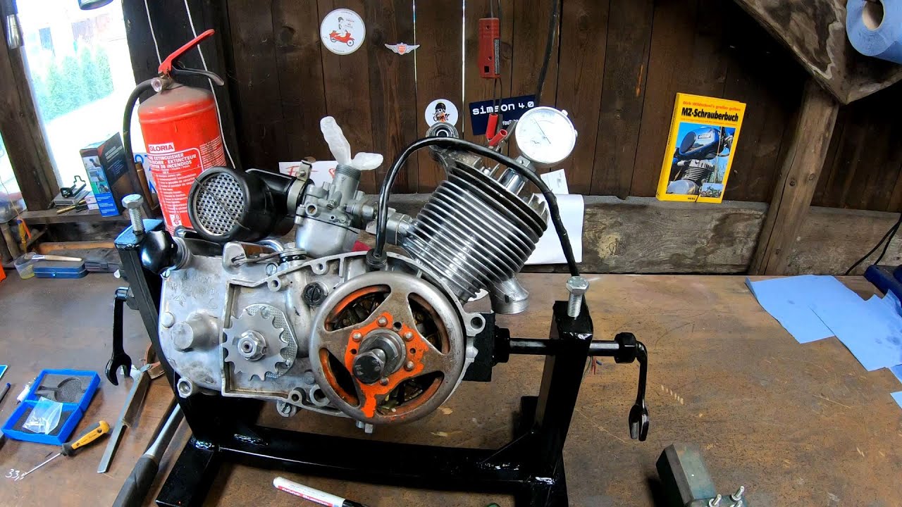 Simson Motor M53 | Montage RZT Zylinder Simson 4.0 | Quetschkante | Vergaser | Getriebe | Testfahrt