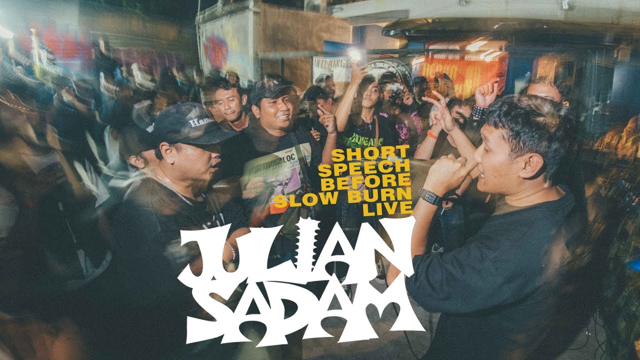 JULIAN SADAM SHORT SPEECH BEFORE SLOW BURN LIVE