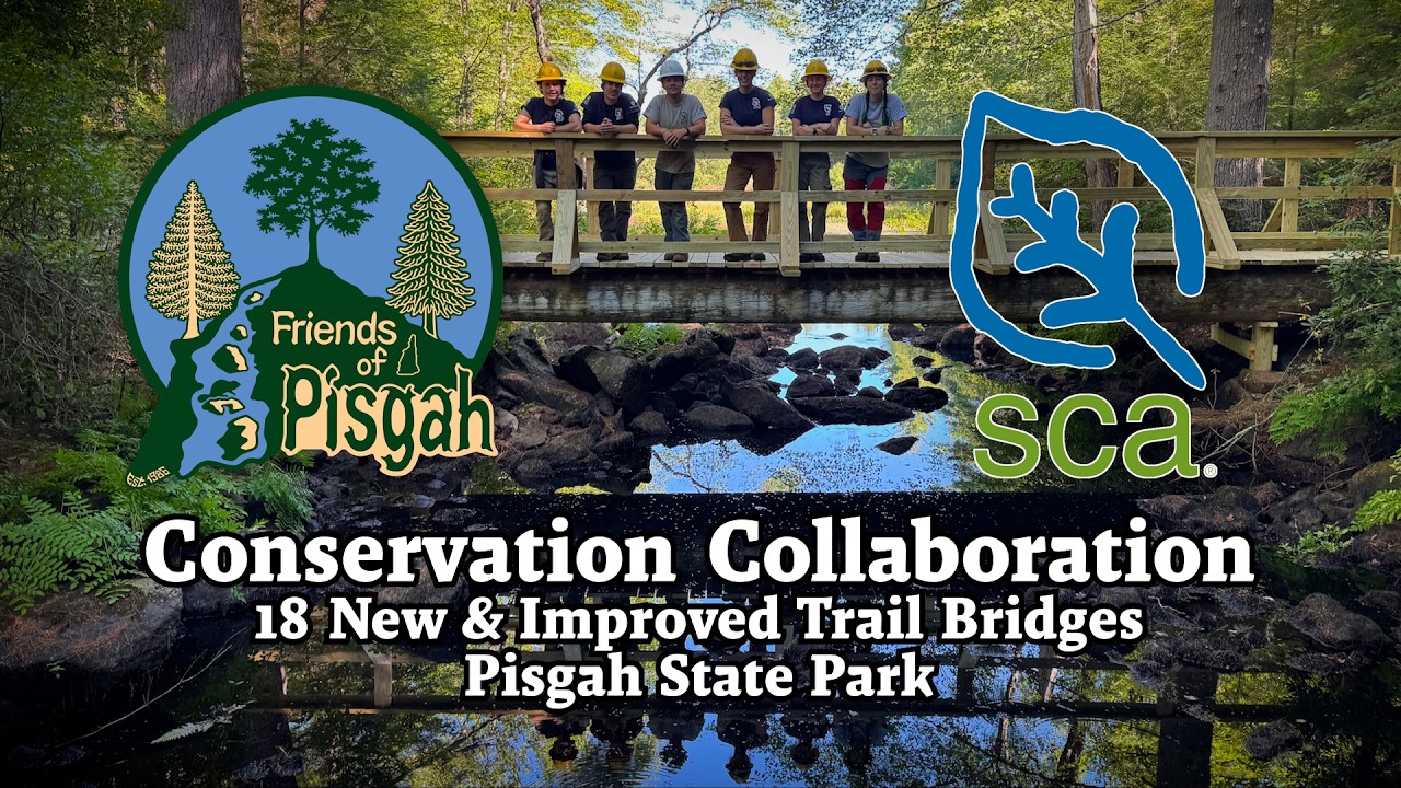 Conservation Collaboration - Friends of Pisgah Teams Up With SCA for 18 New & Improved Trail Bridges
