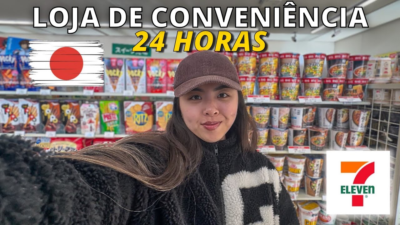 COMO É UMA LOJA DE CONVENIÊNCIA 24H NO JAPÃO? TOUR COMPLETO!