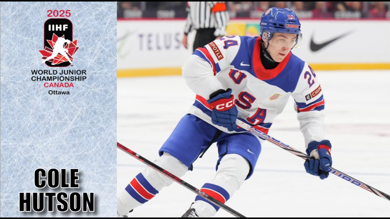 2025 WJC : Cole Hutson Highlights
