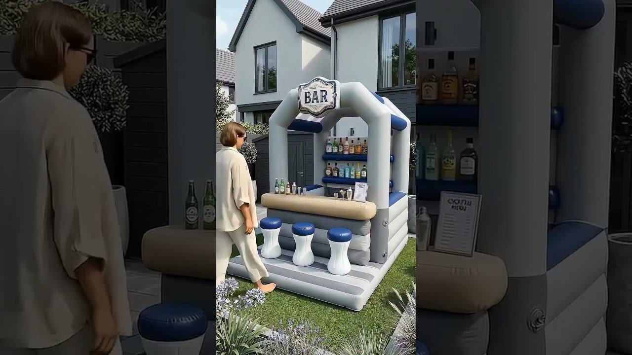 Ultimate Inflatable Bar Setup Ideas | Luxury Backyard Party with Inflatable Bar