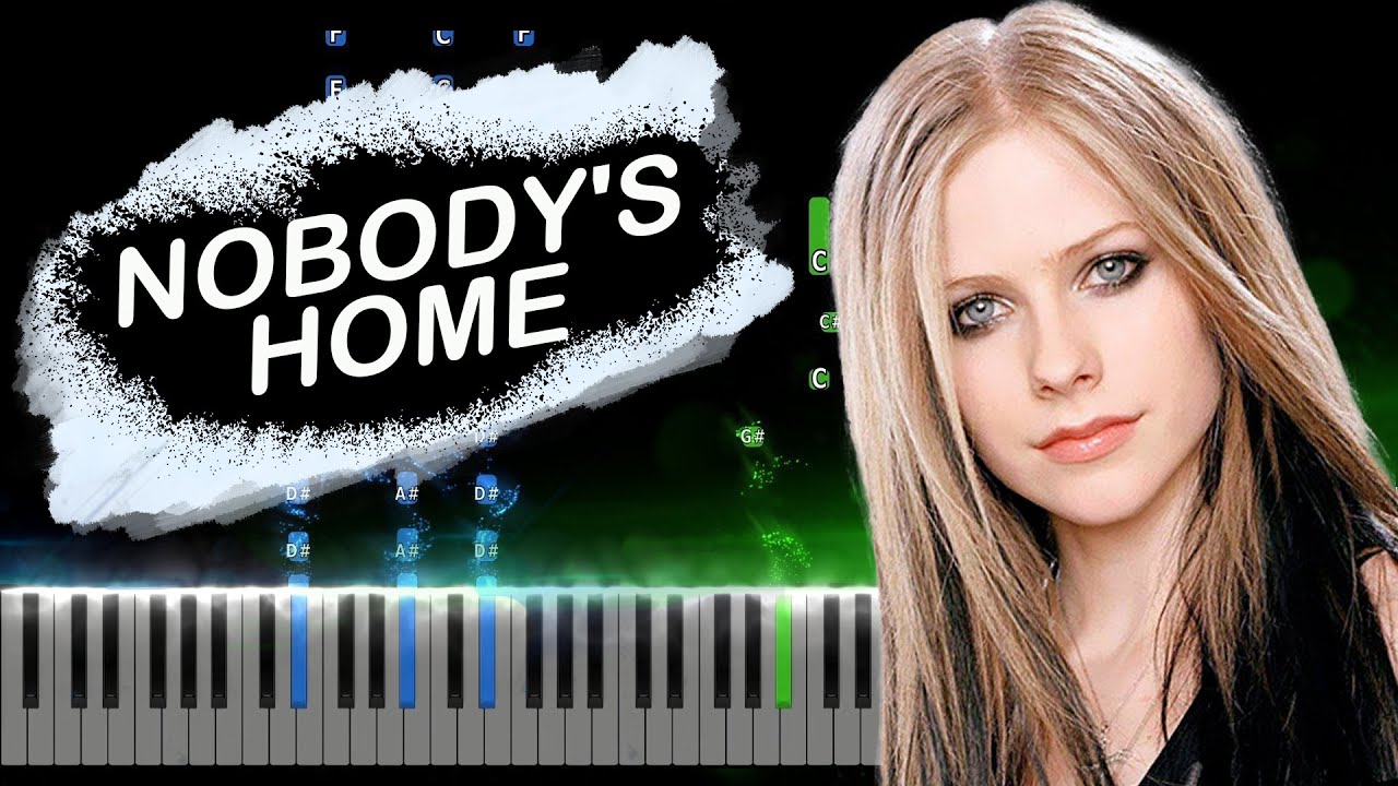 Avril Lavigne - Nobody's Home Piano Tutorial
