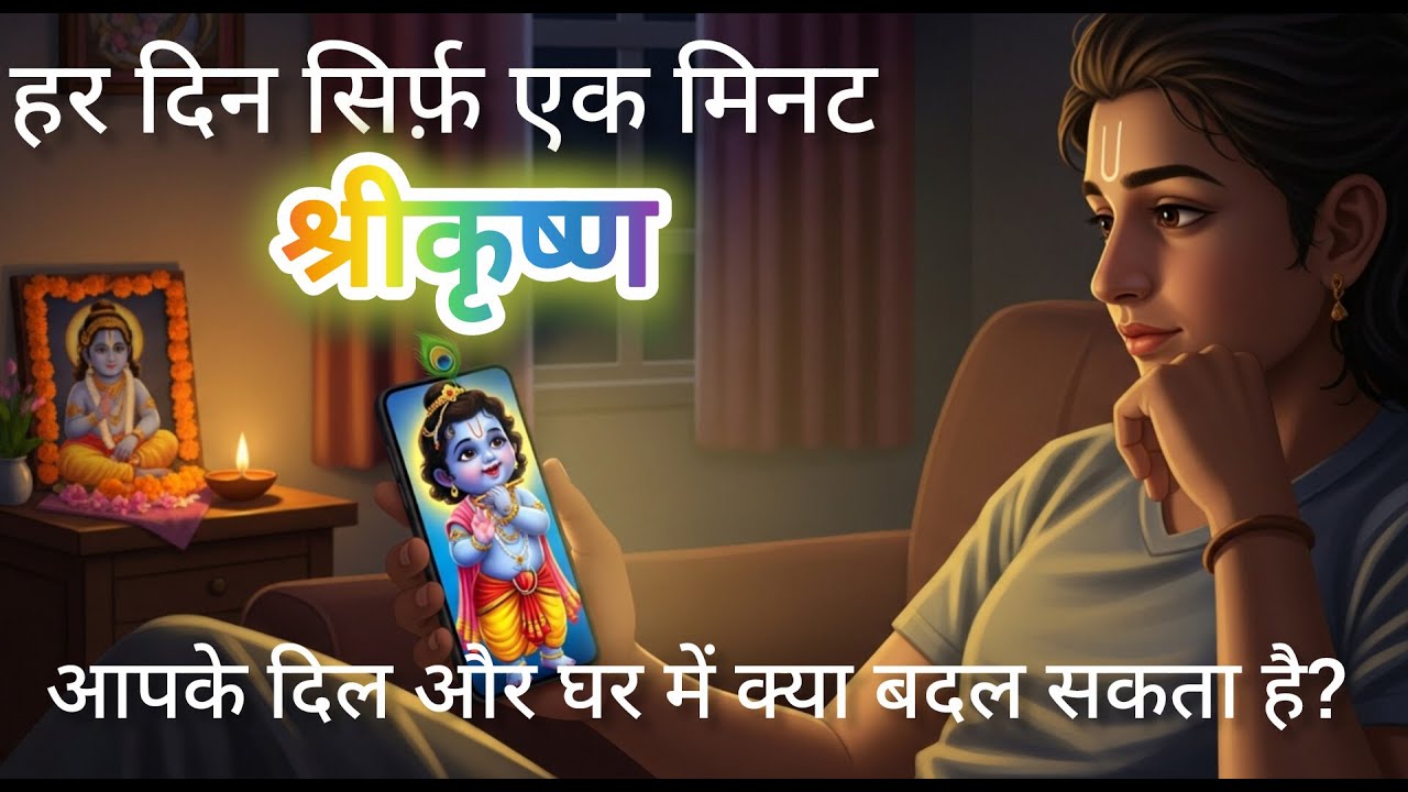 1 मिनट कृष्ण के साथ