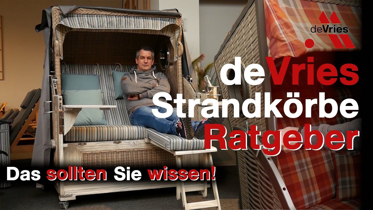 deVries Strandkorb kaufen - Das sollten Sie wissen!