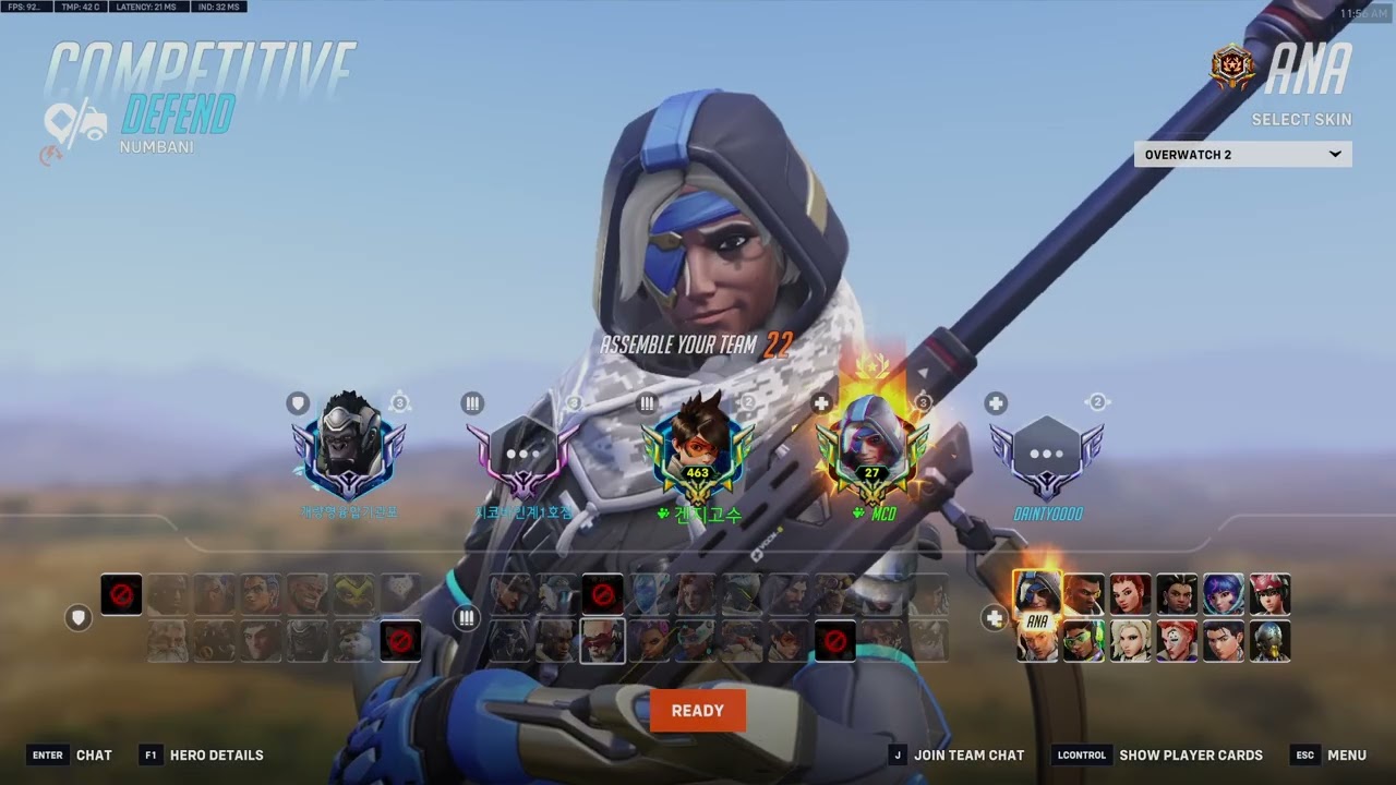 Ana - New Era MCD CHAMP 4 Gameplay | Numbani | Season 20 Overwatch 2 SUP POV