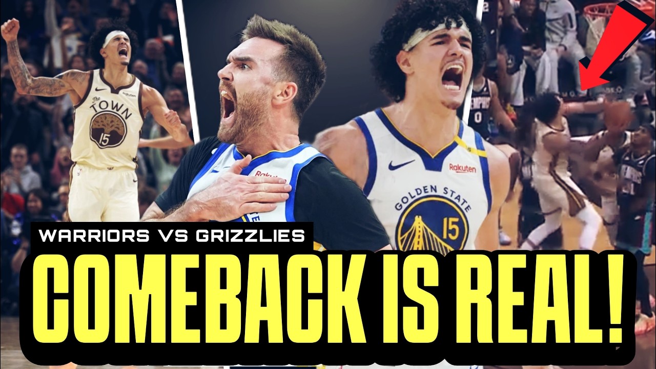 COMEBACK IS REAL! BIG 4th quarter ng Warriors biglang humabol at nanalo pa! Warriors vs Grizzlies