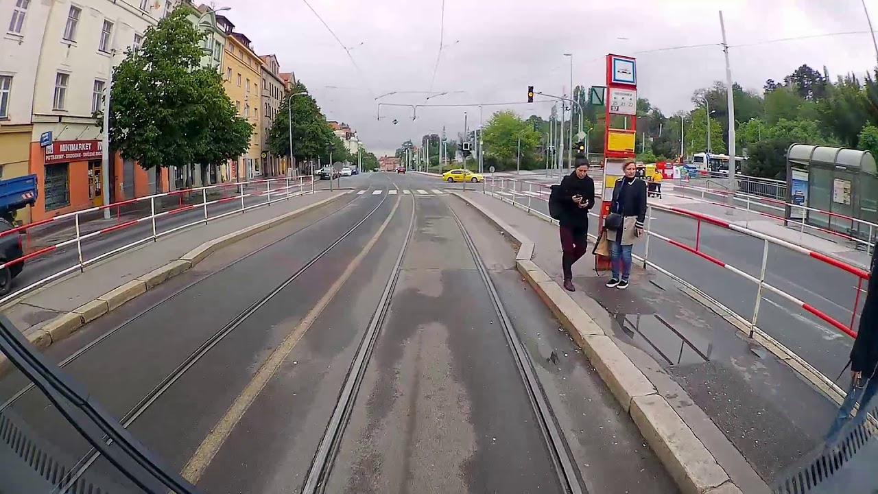 Linka 22 - Bílá Hora - Nádraží Strašnice | Směna #slowtv