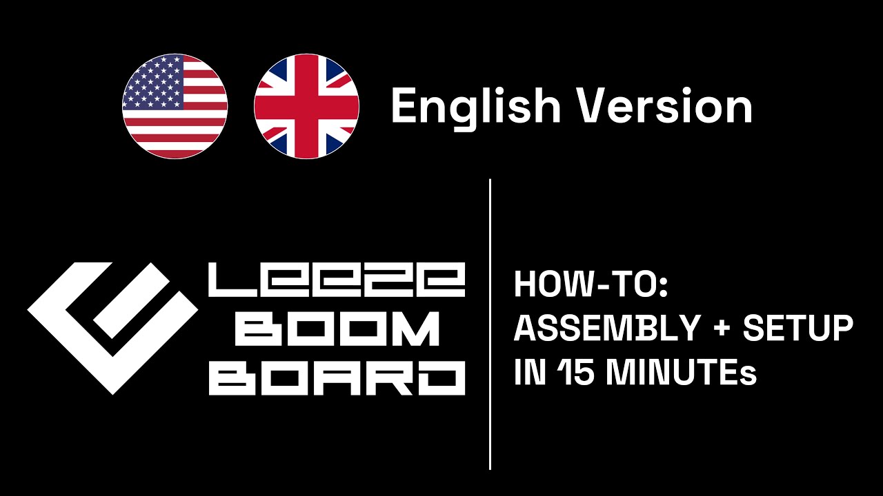 Leeze Boom Board Pro | Assembly & Setup | English Version