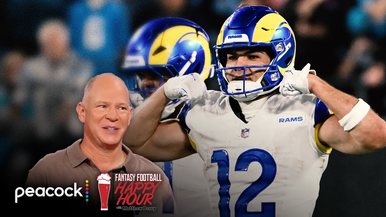 Rams' Nacua, Adams ‘busts’ despite playoff win over Bears | Fantasy Football Happy Hour | NFL on NBC