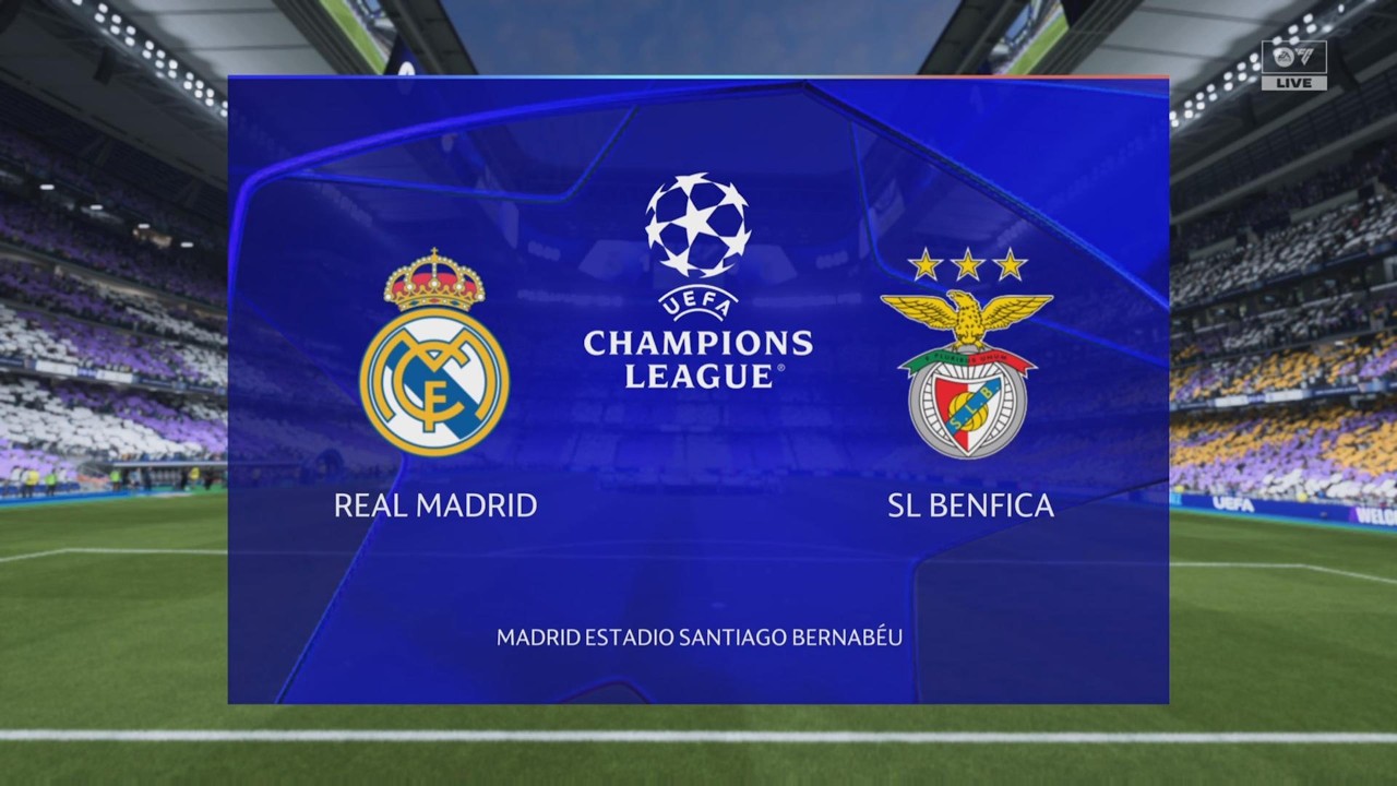 Real Madrid vs Benfica Champions League Play-off 2nd Leg 2026 Prediction Full Gameplay [PS5][4K]