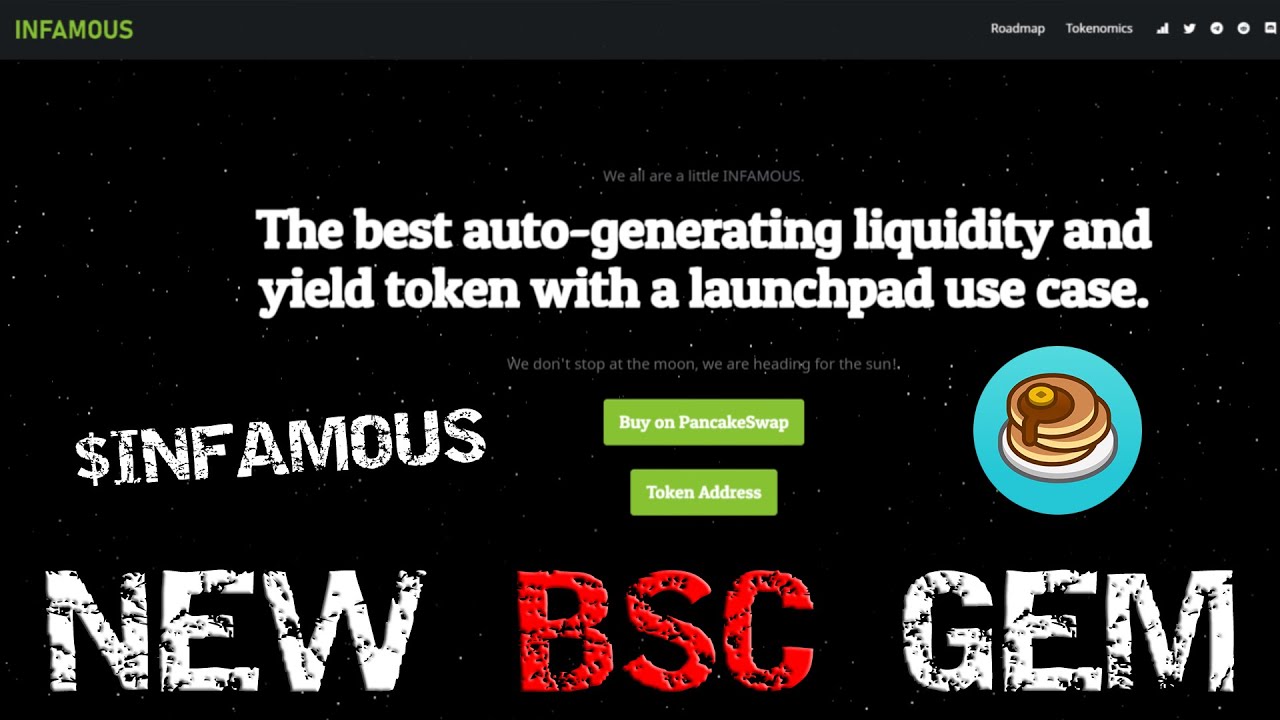 $INFAMOUS BSC TOKEN UPDATE Automatic Yield and Liquidity Generating on Binance Smart Chain Analysis