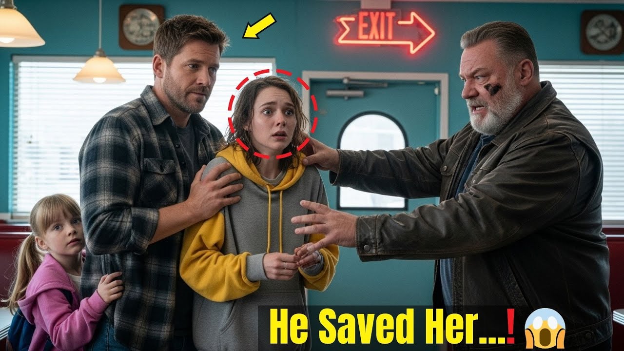 Single Dad Noticed She Kept Looking at the Exit—He Helped Her Escape  #SingleDad