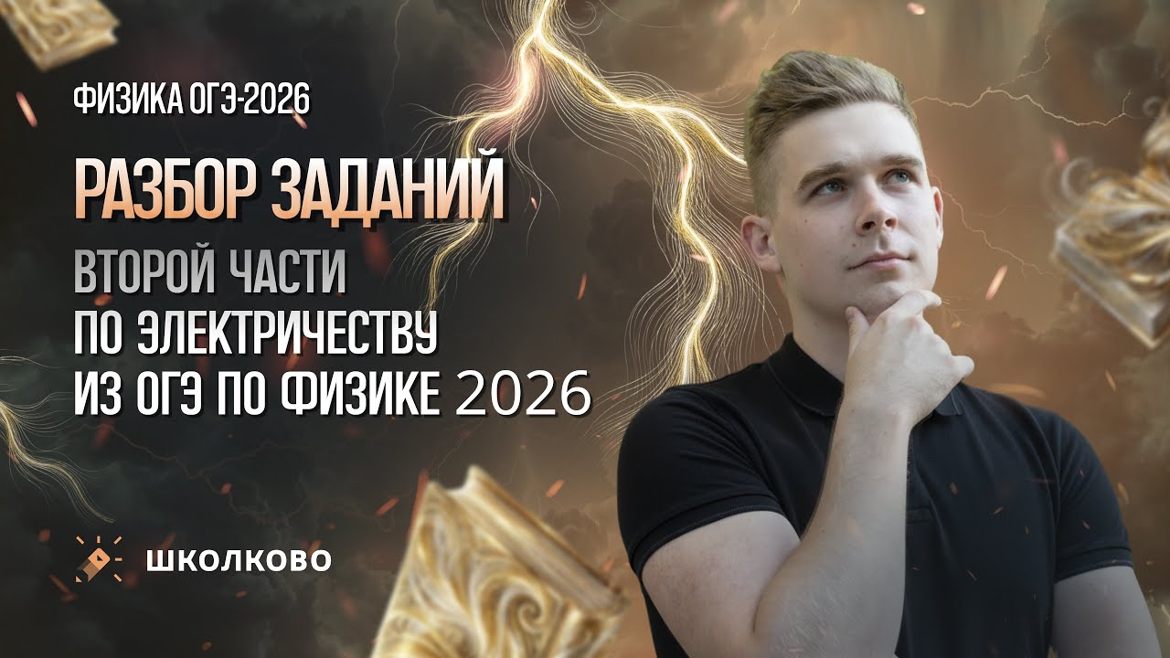 Разбор заданий второй части по электричеству из ОГЭ по физике 2026