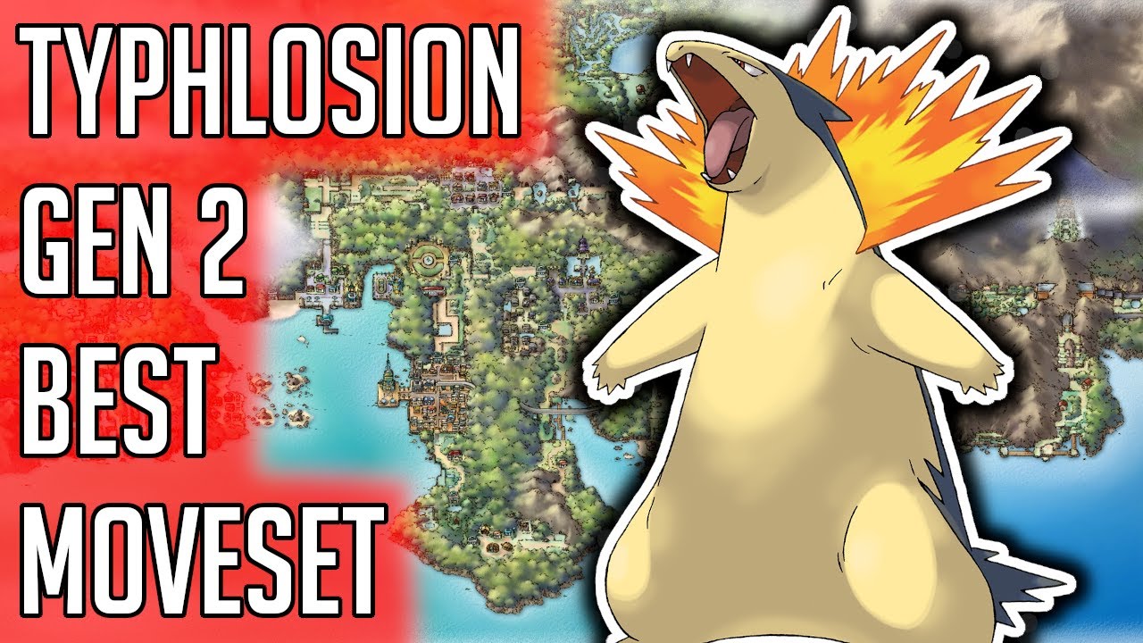 Лучший набор приёмов Typhlosion Gen 2 - Лучший набор приёмов Typhlosion: Pokemon Gold, Silver, Cr...