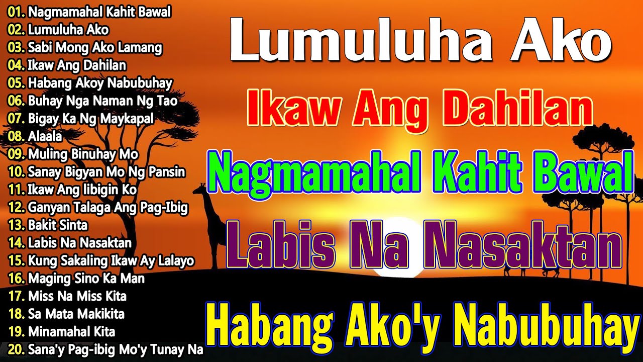 LUMANG KANTA MEDLEY 🥁 Tagalog Love Song 70s 80s 90s 🎺 Pure Tagalog Pinoy Old Love Songs