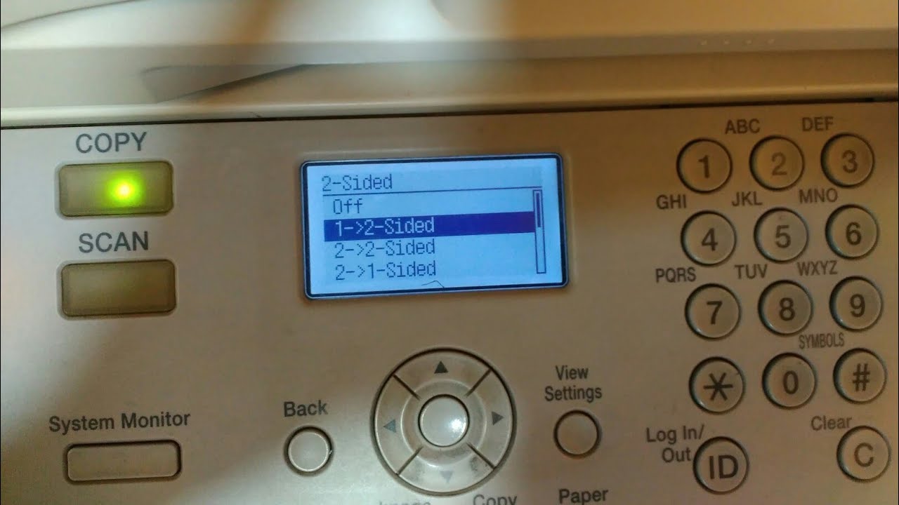 How to Copy Both side Page in Canon Image RUNNER 2420L (2-2 Sided)
