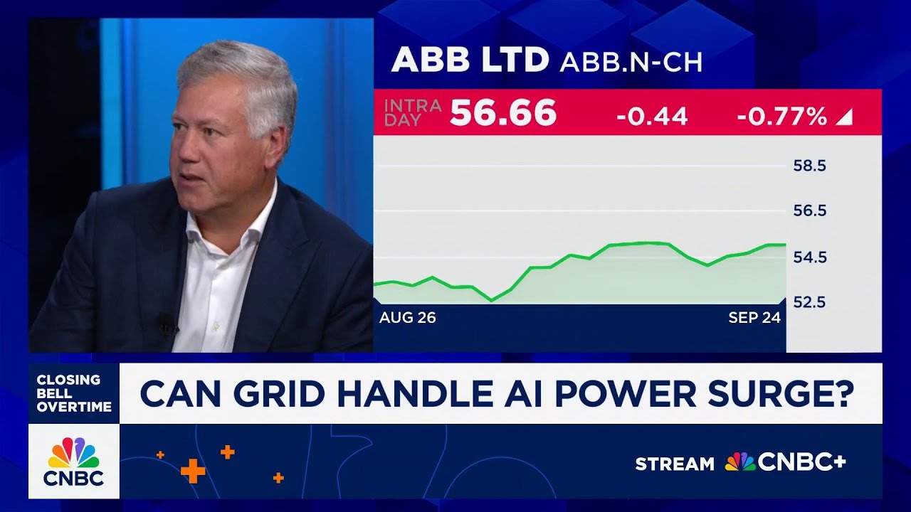 'We have to build new power plants' to meet AI demand, says ABB CEO Morten Wierod