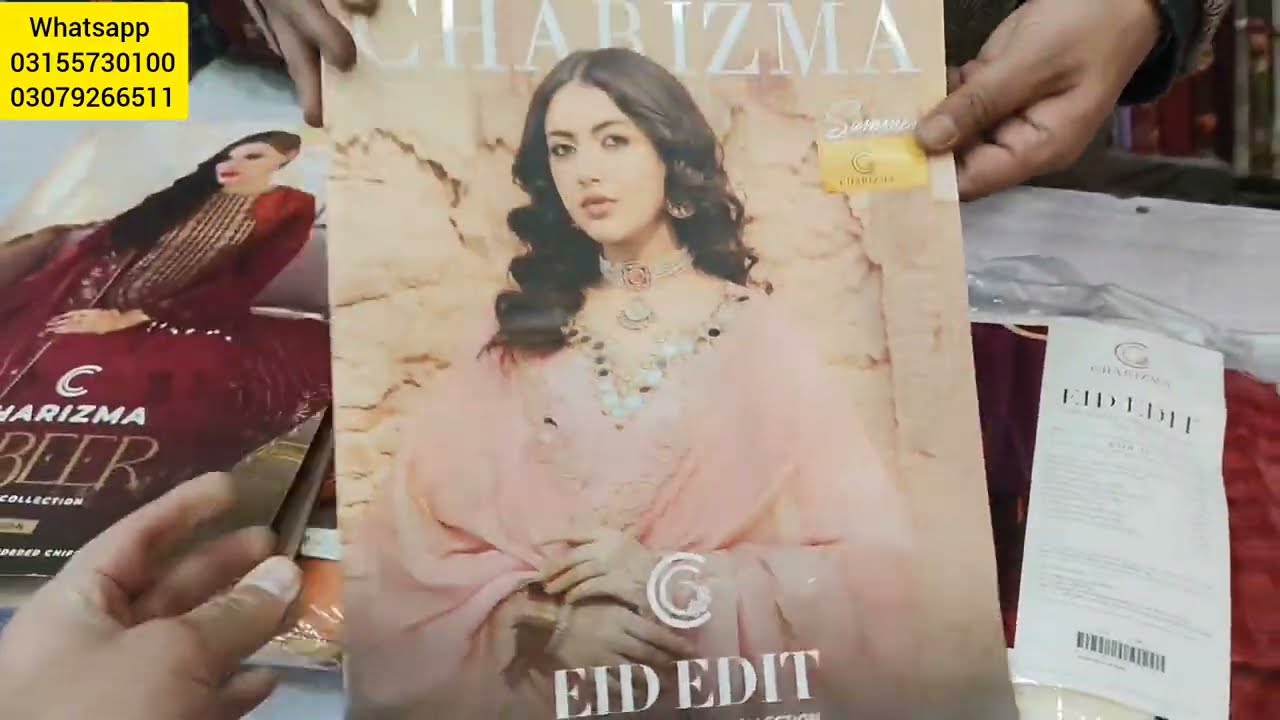 Charizma Latest Eid Collection 2025 / Most demanding Lawn Collection Embroidered Gotta Work