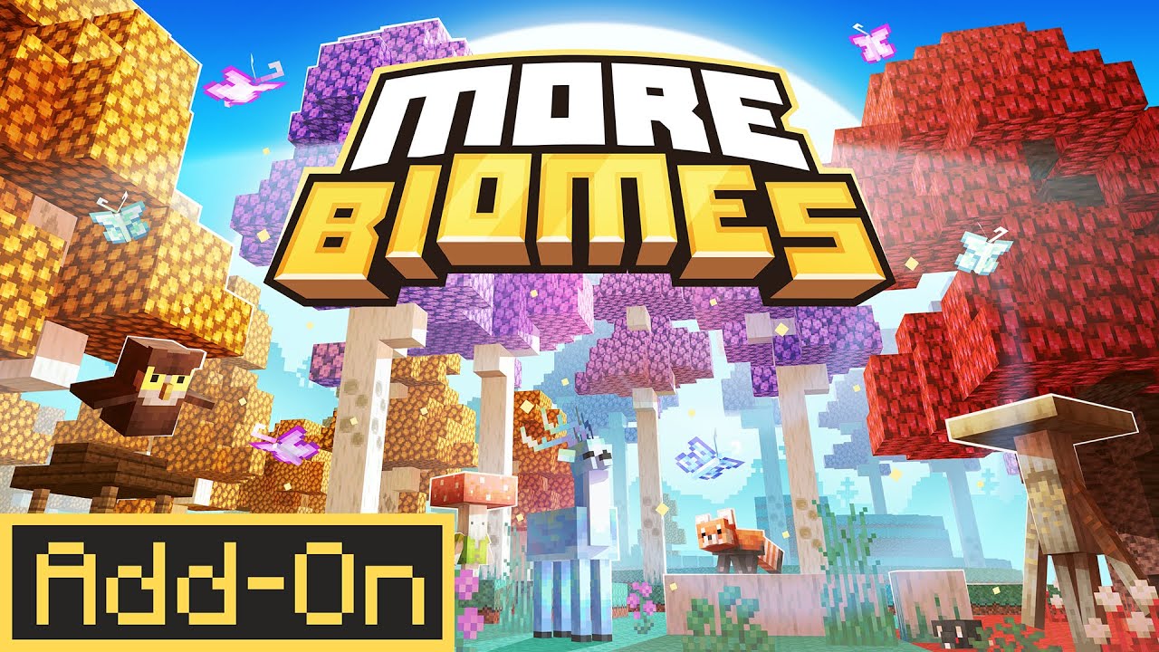MORE BIOMES Дополнение | Майнкрафт Рынок | Демонстрация