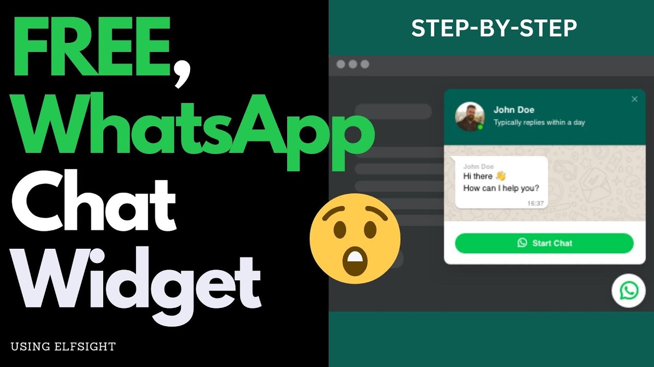 How to add a free WhatsApp Chat Widget to your website (Beginners Guide)
