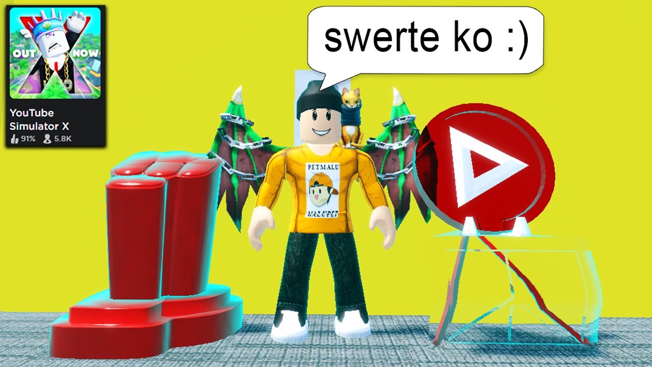 YouTube Simulator X | Roblox | ANG SWERTE KO NAMAN!
