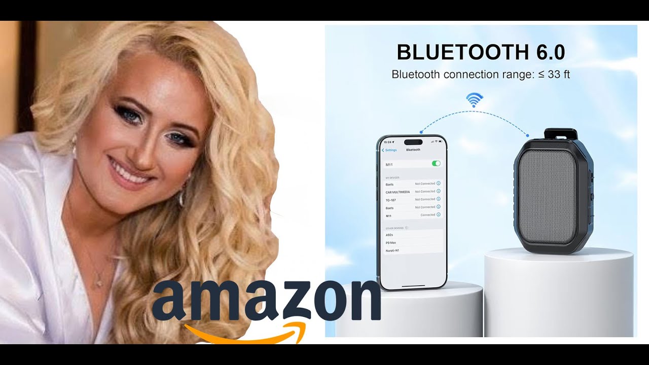 Wearable Bluetooth Speaker Review | Waterproof, Clip-On & Perfect for Outdoor Adventures! Amazon
