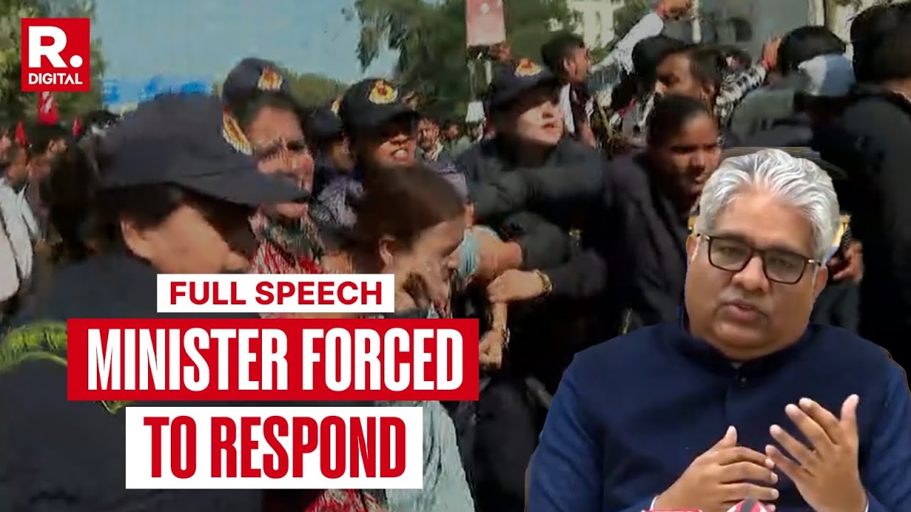 Massive Protests, Forced Bhupendra Yadav to Address the Media amid Aravalli Unrest | Full Speech