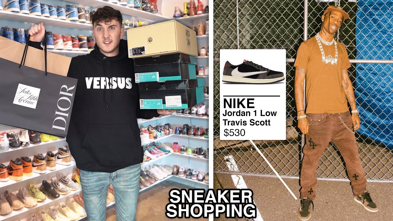 I Went Sneaker Shopping Like Travis Scott For A Day...