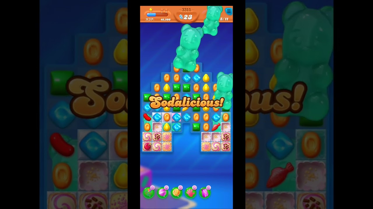 【Candy Crush Soda】Level3310,3311,3312【キャンディクラッシュソーダ】