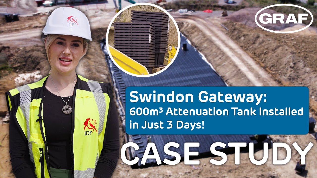 Installing a 600m³ Attenuation Tank | GRAF EcoBloc Maxx in Swindon
