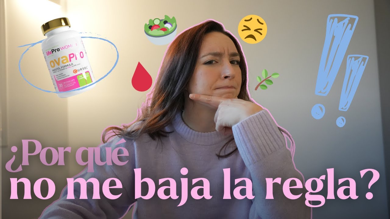 NO me baja LA REGLA ¿cómo la RECUPERO?