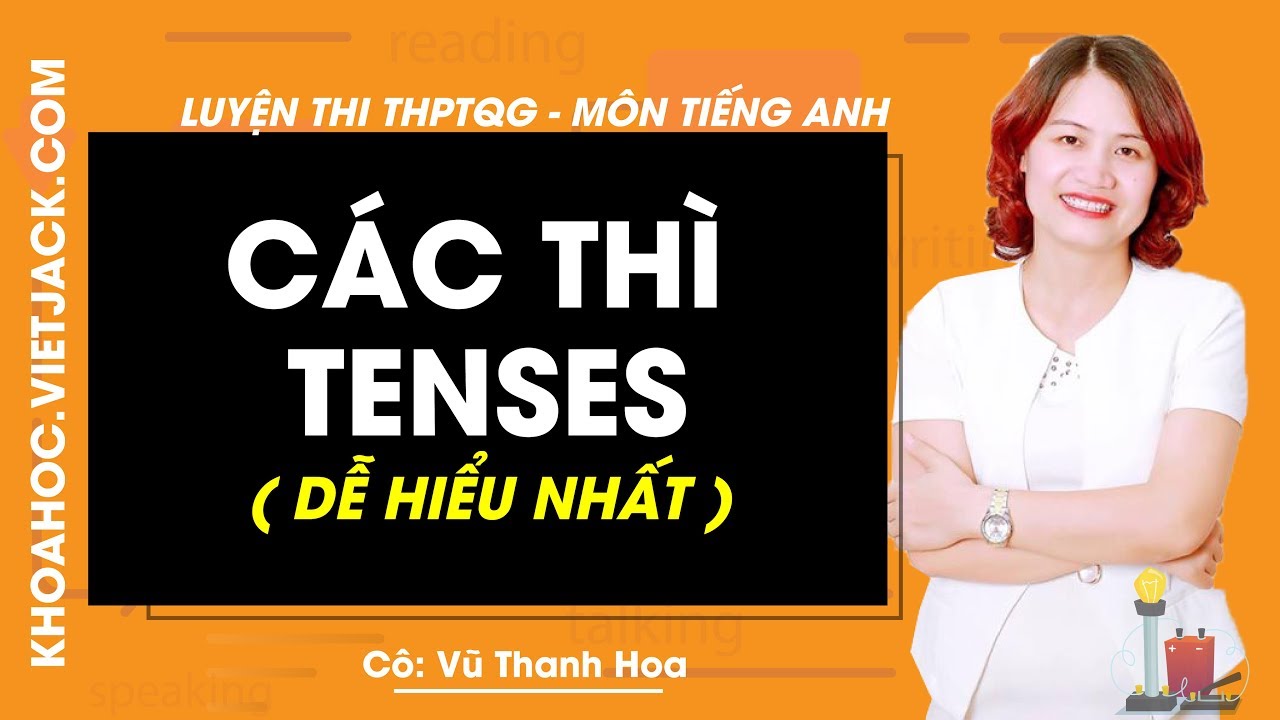 Các thì trong Tiếng Anh - Tiếng Anh 12 - Cô Vũ Thanh Hoa 2020 (DỄ HIỂU NHẤT)