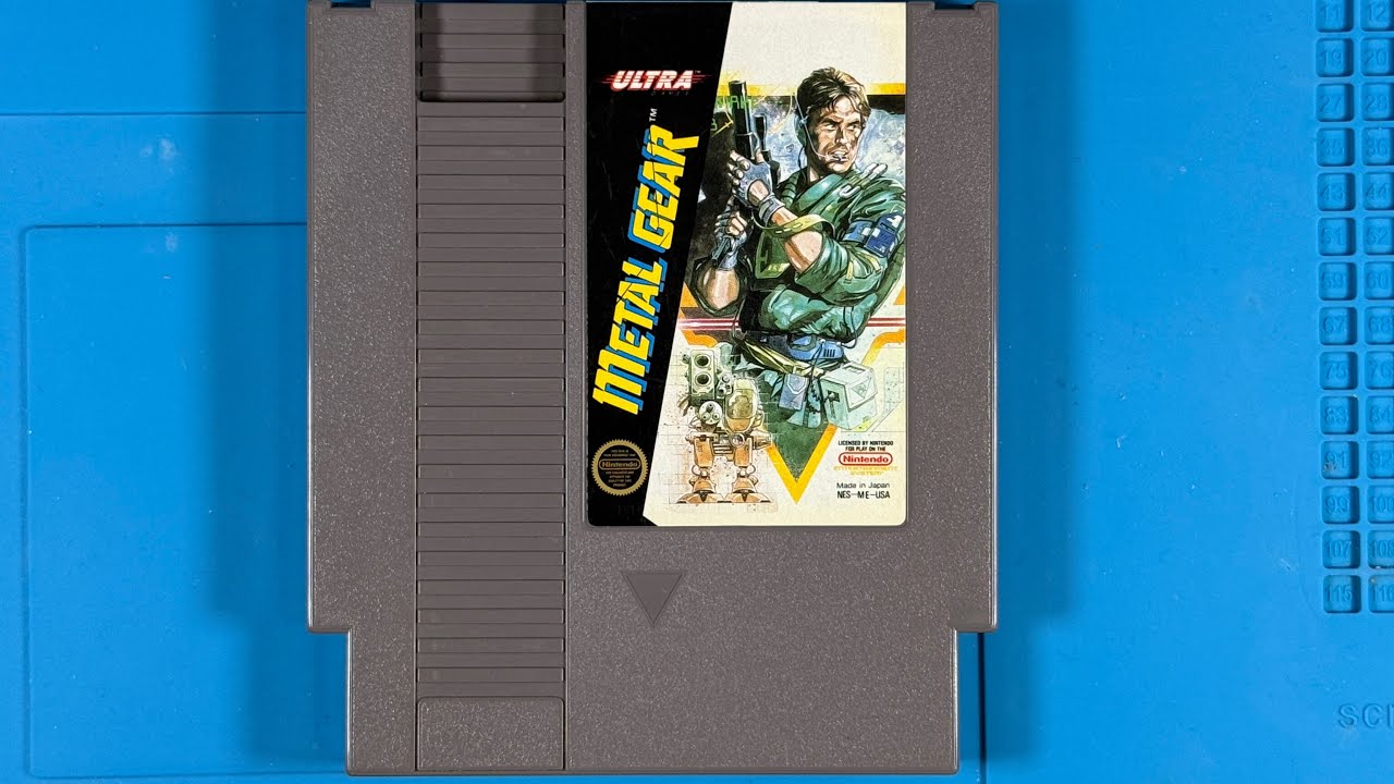 ASMR Deep Cleaning Metal Gear (NES) | Retro Game Restore