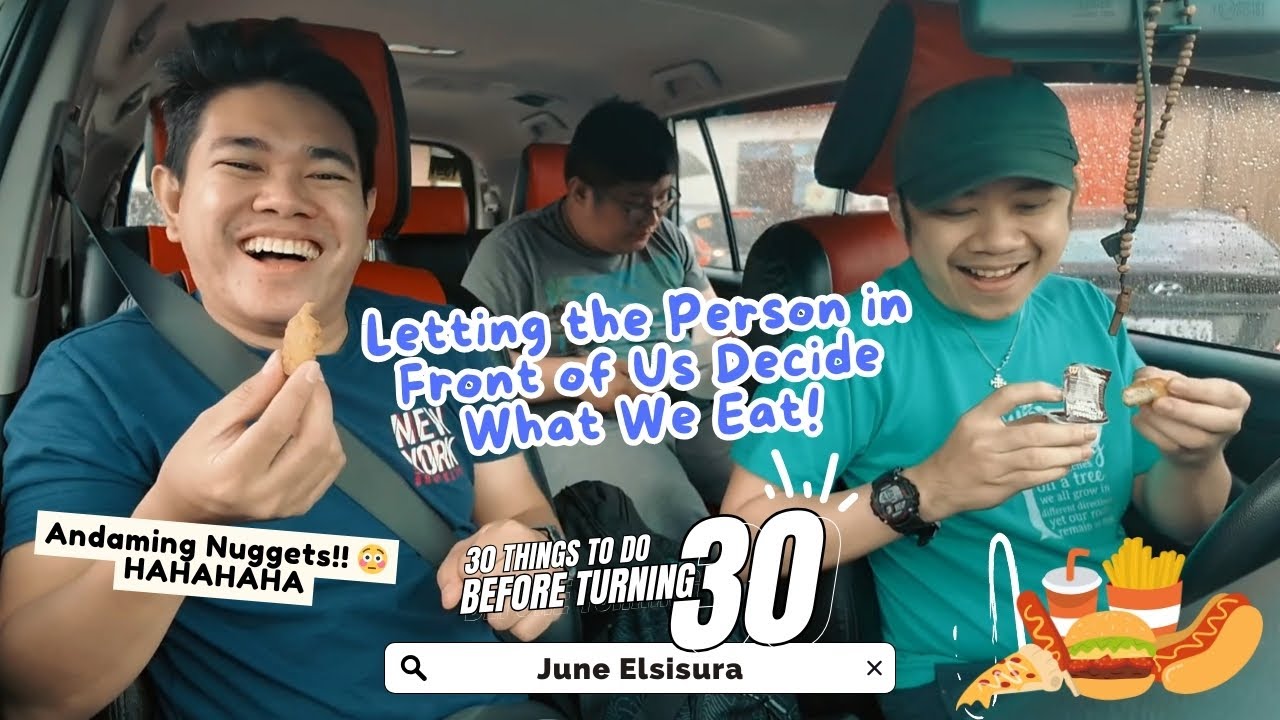 30 Things To Do Before Turning 30 | #2 Letting the Person in Front of Us Decide What We Eat