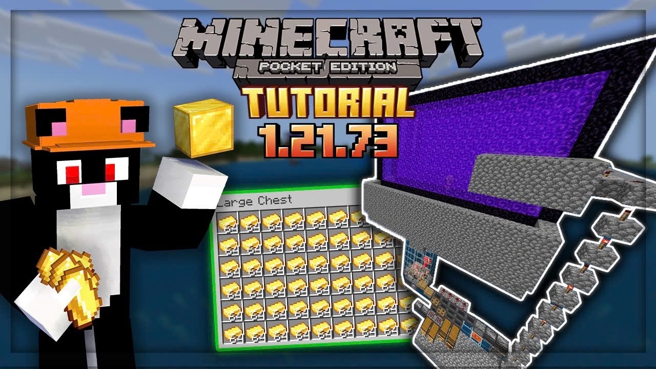 Hướng Dẫn Xây MÁY FARM VÀNG NÂNG CAO Trong Minecraft Bedrock 1.21
