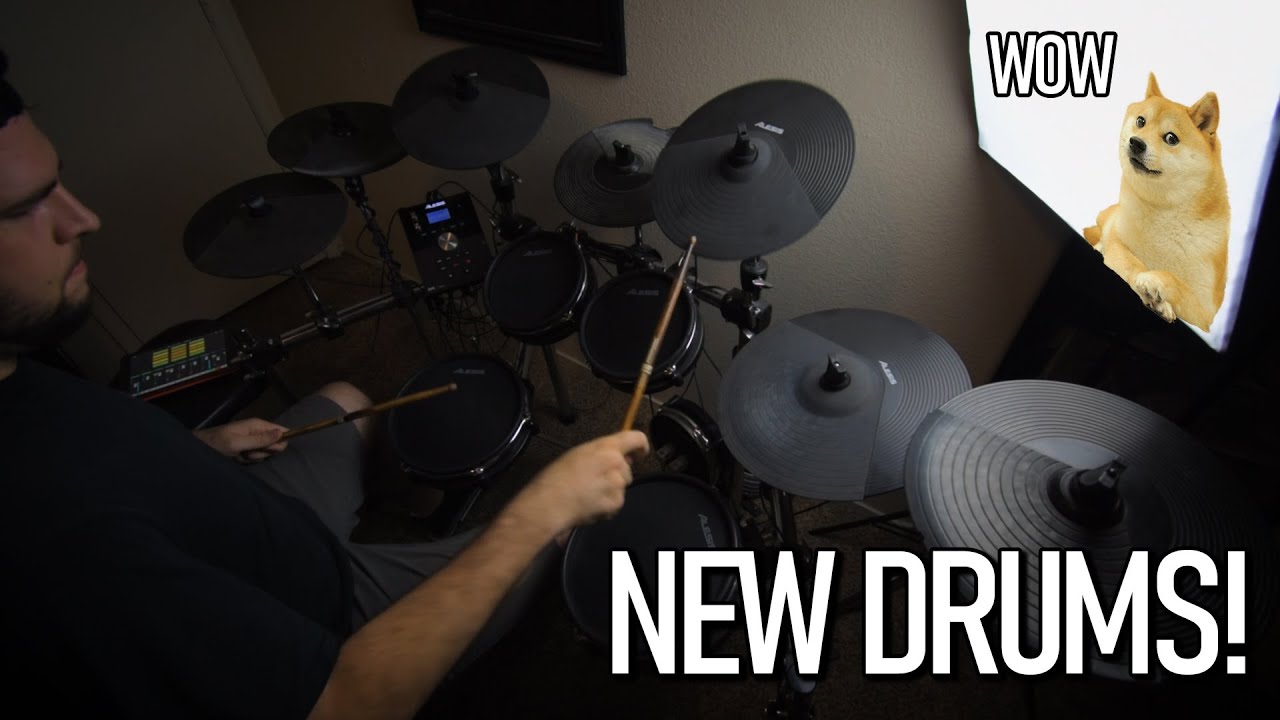 NEW DRUMS! Alesis DM10 MKII/Tama Speedcobras