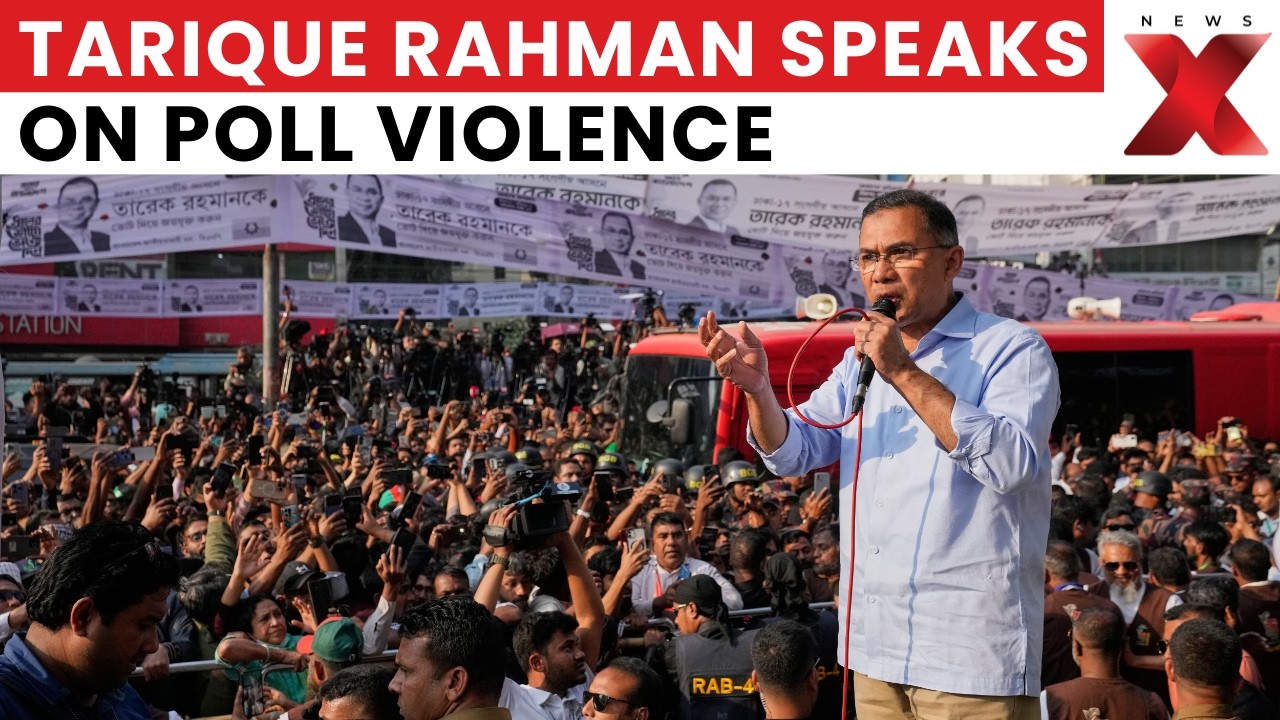 Bangladesh Elections 2026: Tarique Rahman’s Bold Statement Outside Polls | NewsX